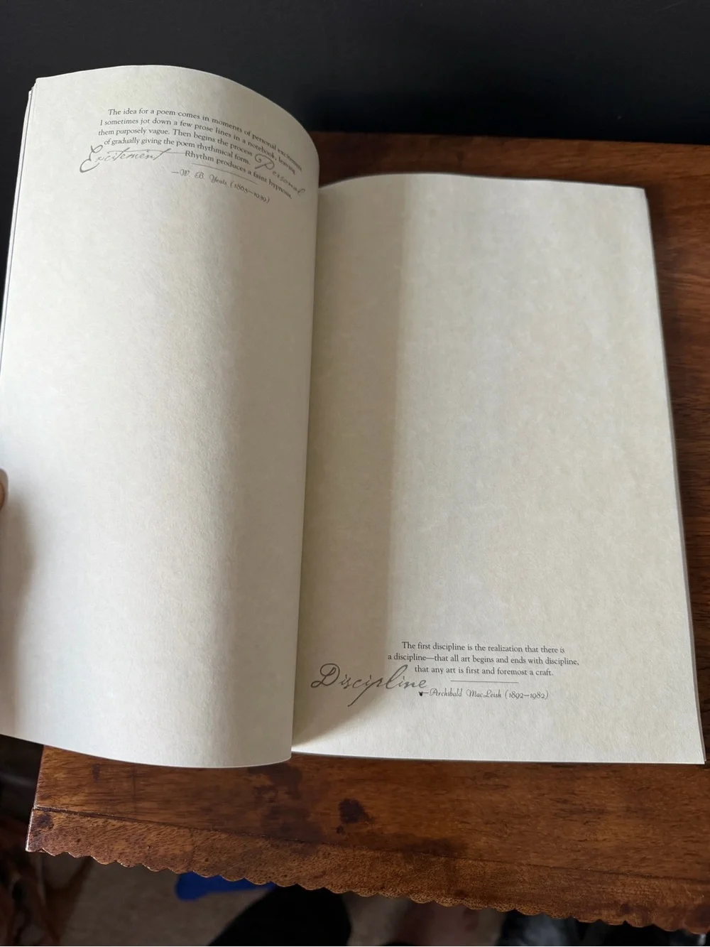 The Poet's Notebook - paperback journal- vintage